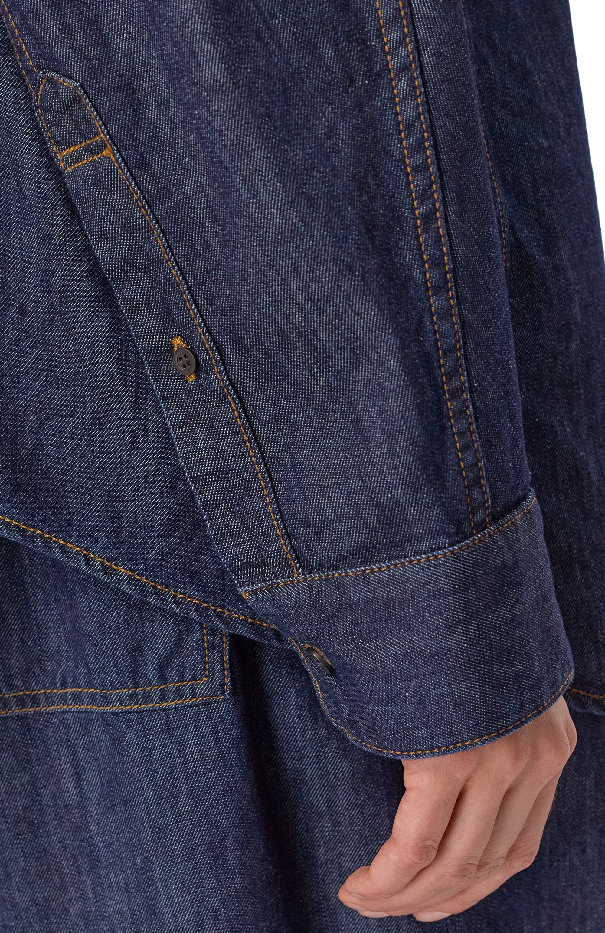 Джинсовая рубашка DRIES VAN NOTEN, арт. 130729/3386, фото 5