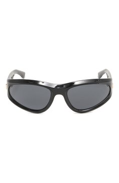 Женские солнцезащитные очки DSQUARED2 черного цвета, арт. D20101 807 | Фото 3 (Нос: Не проставлено; Региональные ограничения белый список (Axapta Mercury): Не проставлено; Тип очков: С/з; Материал: Пластик; Очки форма: Маска)