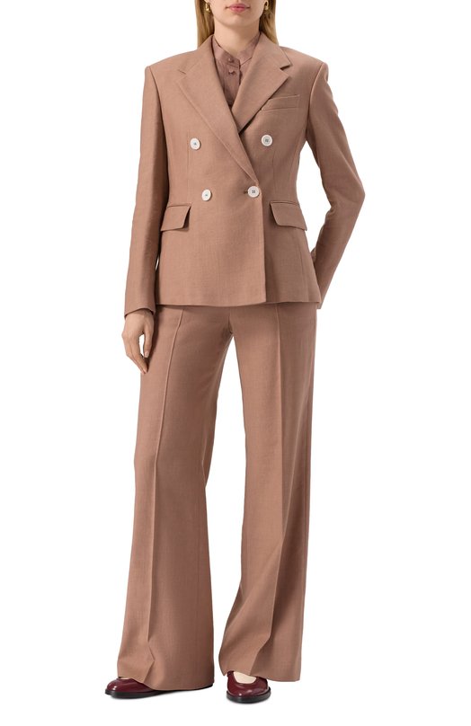 Льняные брюки Windsor 52 DHE813 10017384/30046195 Бежевый  52 DHE813 10017384/30046195 Фото 2
