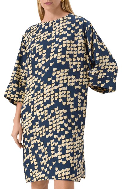 Шелковое платье VALENTINO, арт. 6B3VAEW393Q, фото 3