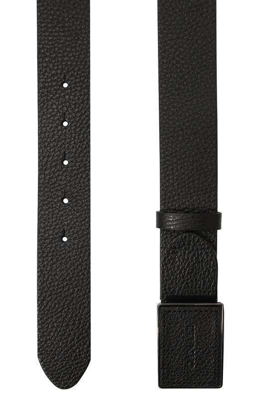 Кожаный ремень Canali 50C/KA00389 Чёрный  50C/KA00389 Фото 3