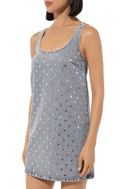 Джинсовое платье SELF-PORTRAIT, арт. PF24-842S-BL, фото 3