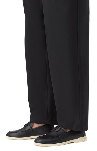 Кожаные лоферы leisure flows VALENTINO, арт. 6Y2S0I53/UHE, фото 3