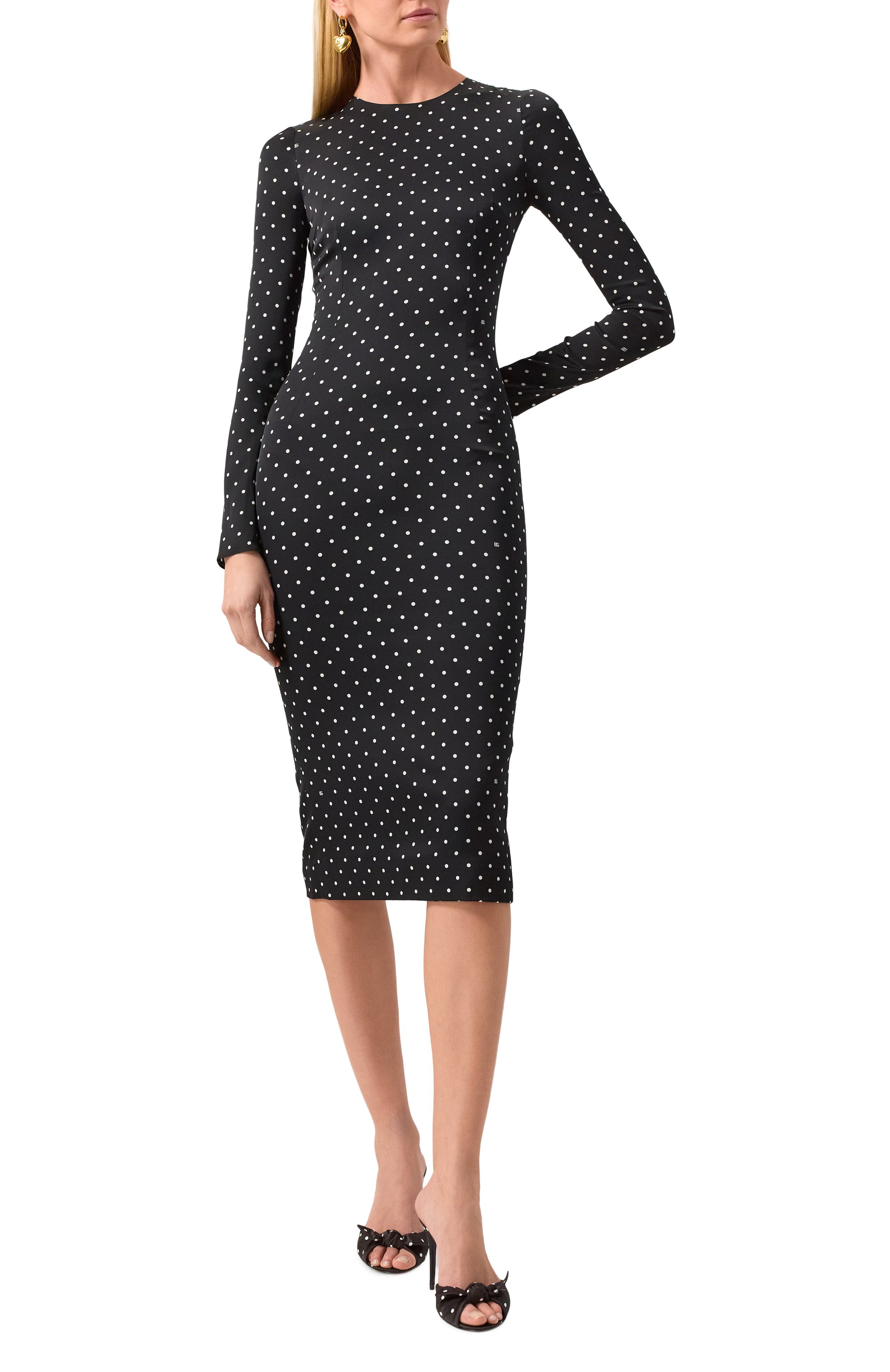 Шелковое платье DOLCE & GABBANA, арт. F6GAVT/FSA63, фото 3