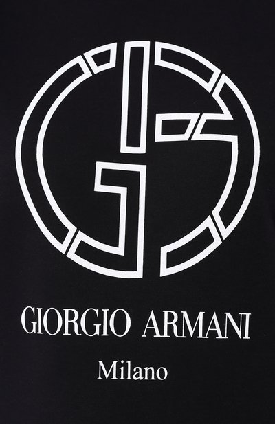 Хлопковый свитшот с логотипом бренда GIORGIO ARMANI, арт. 6YAM90/AJSXZ, фото 5