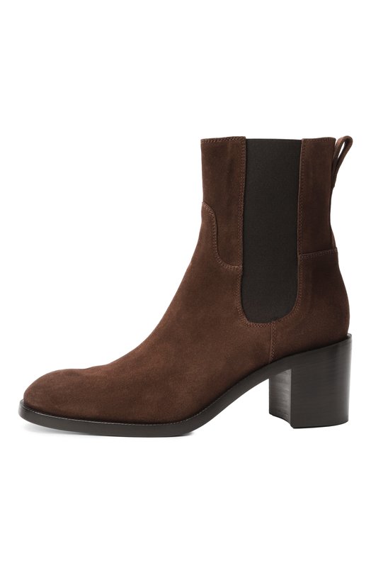 Замшевые ботильоны Riderama Casadei 1R517A0501C2880 Коричневый  1R517A0501C2880 Фото 4