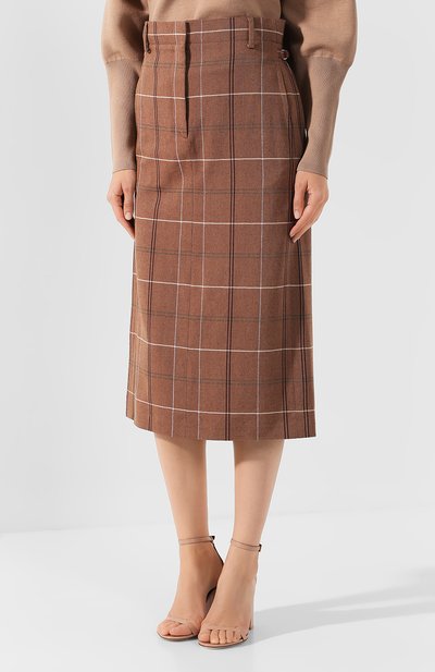 Юбка из смеси шерсти и хлопка ACNE STUDIOS, арт. AF0064, фото 3