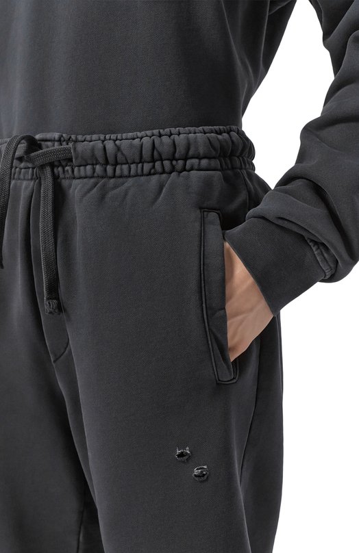 Хлопковые шорты Comme des Fuckdown CFABM01992 Серый  CFABM01992 Фото 5