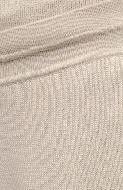 Брюки из кашемира и шелка LORO PIANA кремового цвета по цене 284000 руб., арт. FAL8599, фото 5 Брюки из кашемира и шелка LORO PIANA, арт. FAL8599, фото 5