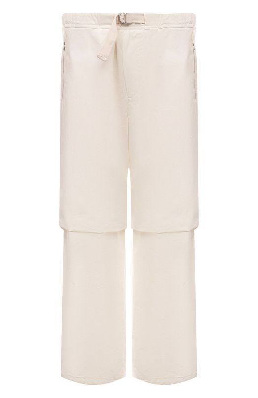 Хлопковые брюки Jil Sander J47KA0214/J45039 Кремовый J47KA0214/J45039