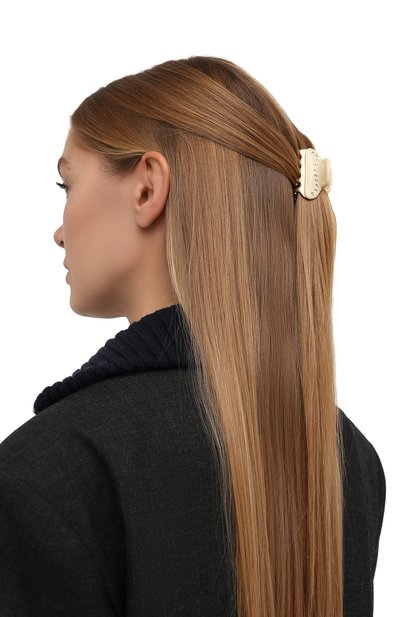 Заколка для волос ALEXANDRE DE PARIS кремового цвета по цене 10790 руб., арт. ICC45-14339-03 I1, фото 2 Заколка для волос ALEXANDRE DE PARIS, арт. ICC45-14339-03 I1, фото 2