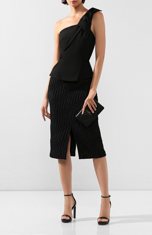 Топ Roland Mouret Чёрный, фото 2