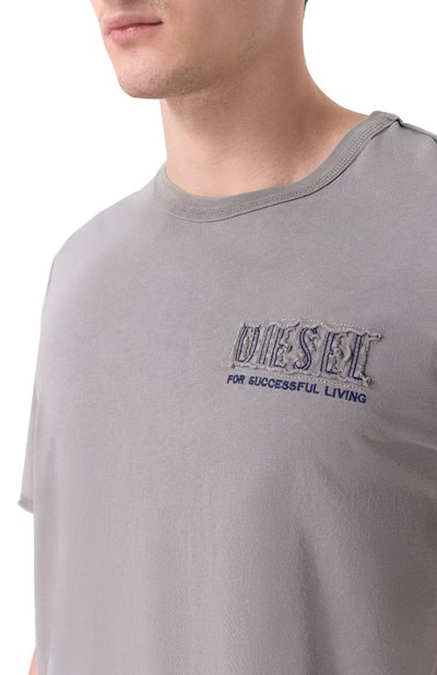 Хлопковая футболка DIESEL, арт. A20958/0KMAH, фото 5