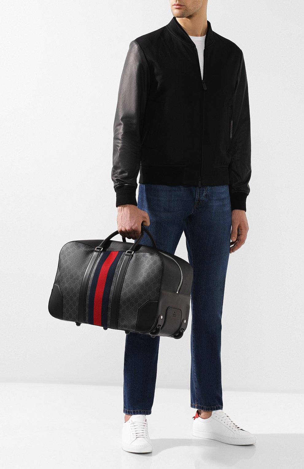 Дорожная сумка gg black GUCCI, арт. 547805/9VEVN, фото 2