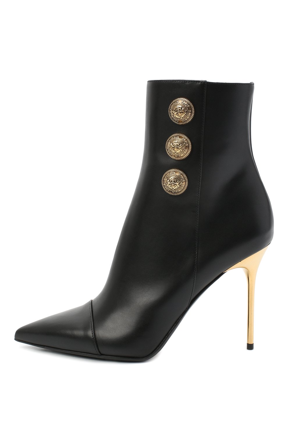 Кожаные ботильоны roni BALMAIN, арт. VN1C522/LGDT, фото 3