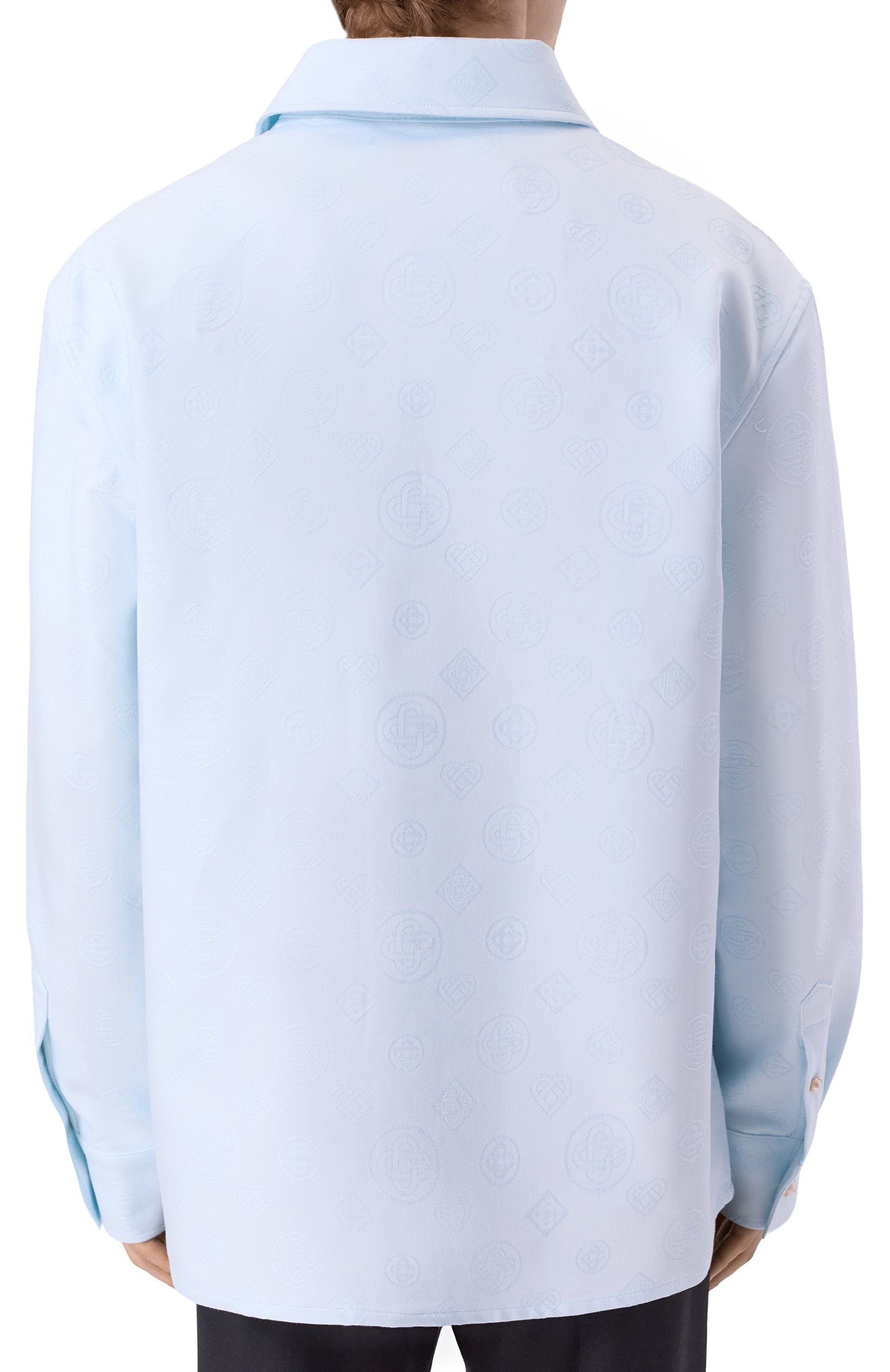 Хлопковая рубашка CASABLANCA, арт. M-AW25-JK-419-01, фото 4