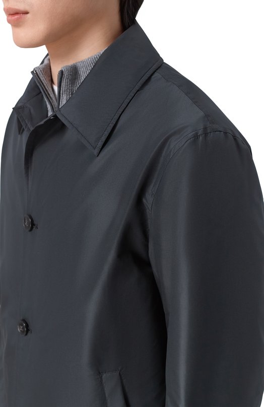 Плащ Canali 010519U/SG03464 Чёрный  010519U/SG03464 Фото 5