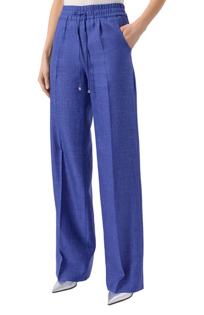 Брюки из шерсти и шелка KITON, арт. D48122K0941E01, фото 3