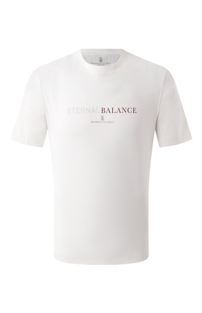 Хлопковая футболка BRUNELLO CUCINELLI, арт. M0B138433, фото 1