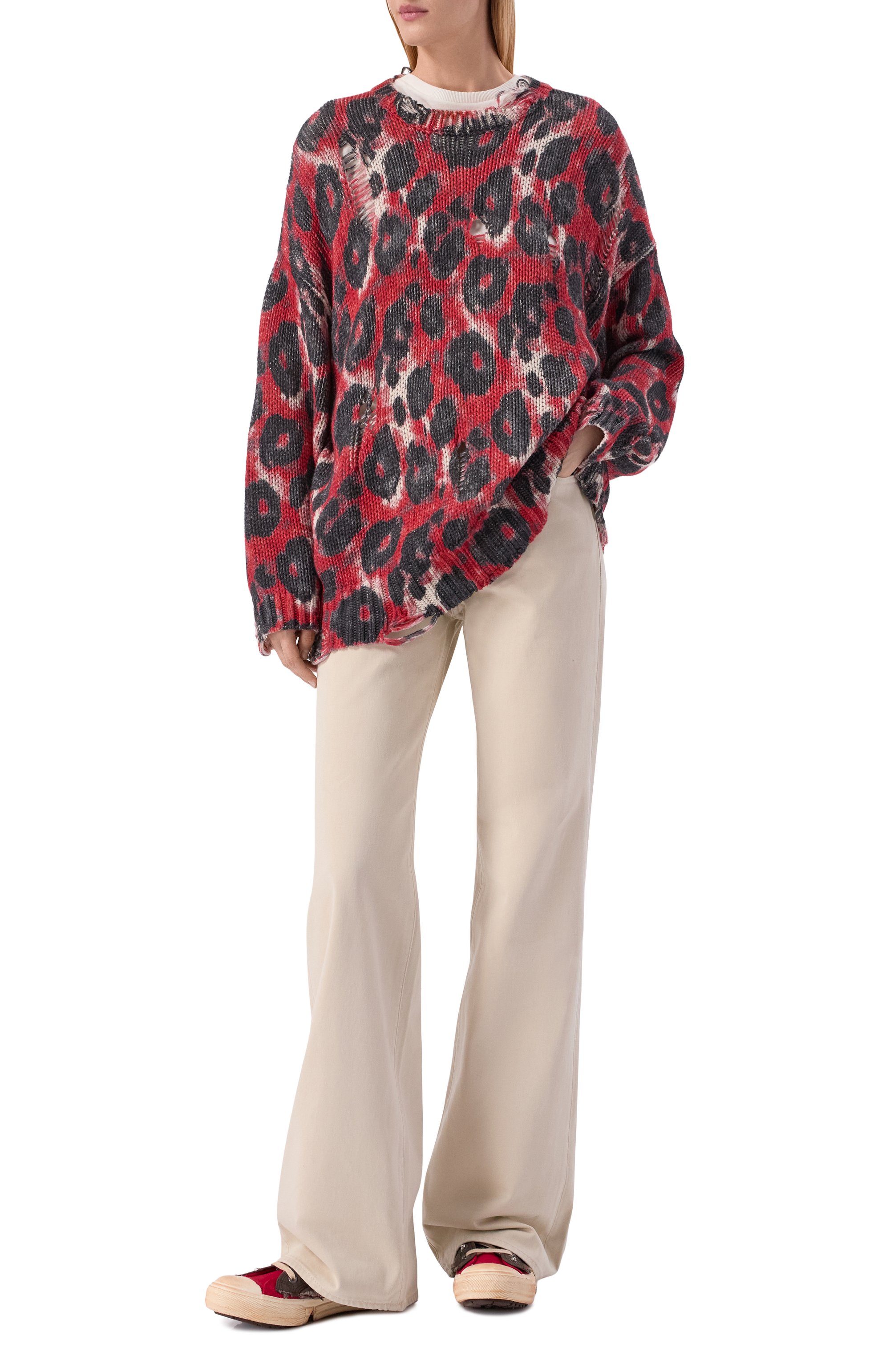 Хлопковый свитер R13, арт. R13WY197-Y260A_001, фото 2