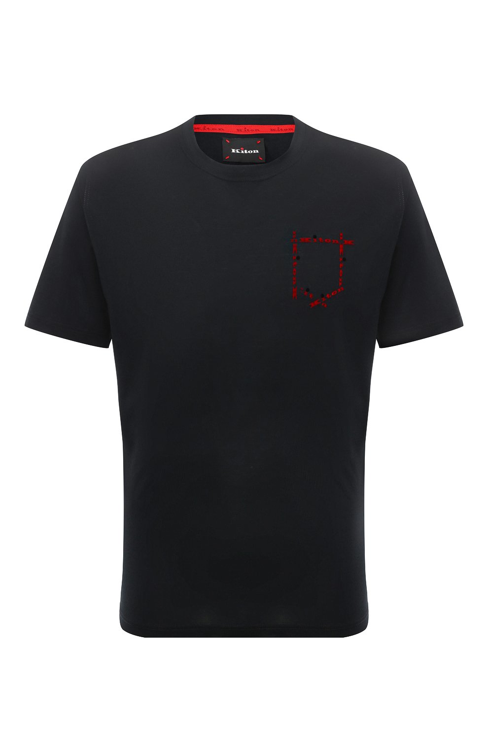 Хлопковая футболка KITON, арт. UK1163W23, фото 1