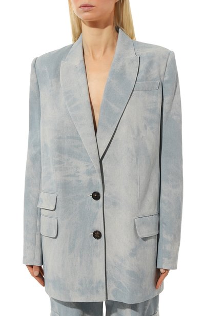 Джинсовый жакет YANA DRESS синего цвета по цене 219000 руб., арт. 1-33-028-2552/4, фото 3 Джинсовый жакет YANA DRESS, арт. 1-33-028-2552/4, фото 3