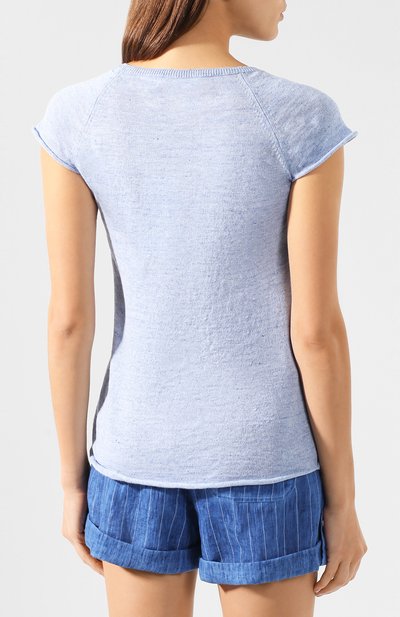 Футболка из смеси льна и хлопка IL BORGO CASHMERE, арт. 55-1044G0, фото 4