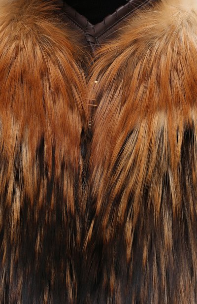 Шуба из лисы TOM FORD коричневого цвета по цене 2460000 руб., арт. CPF33A/T80382, фото 5 Шуба из лисы TOM FORD, арт. CPF33A/T80382, фото 5