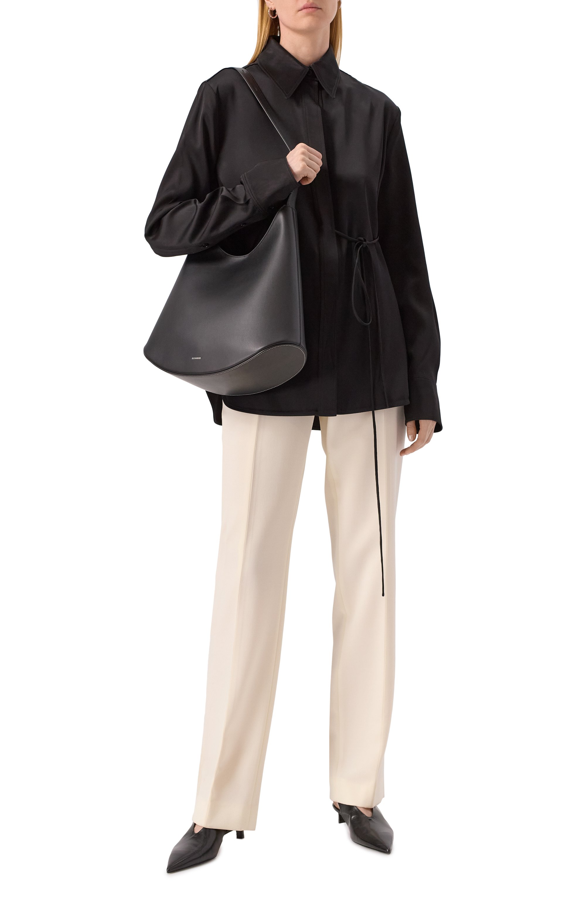 Сумка eldorado JIL SANDER черного цвета по цене 317000 руб., арт. J08ZH0061-P8354, фото 7 Сумка eldorado JIL SANDER, арт. J08ZH0061-P8354, фото 7