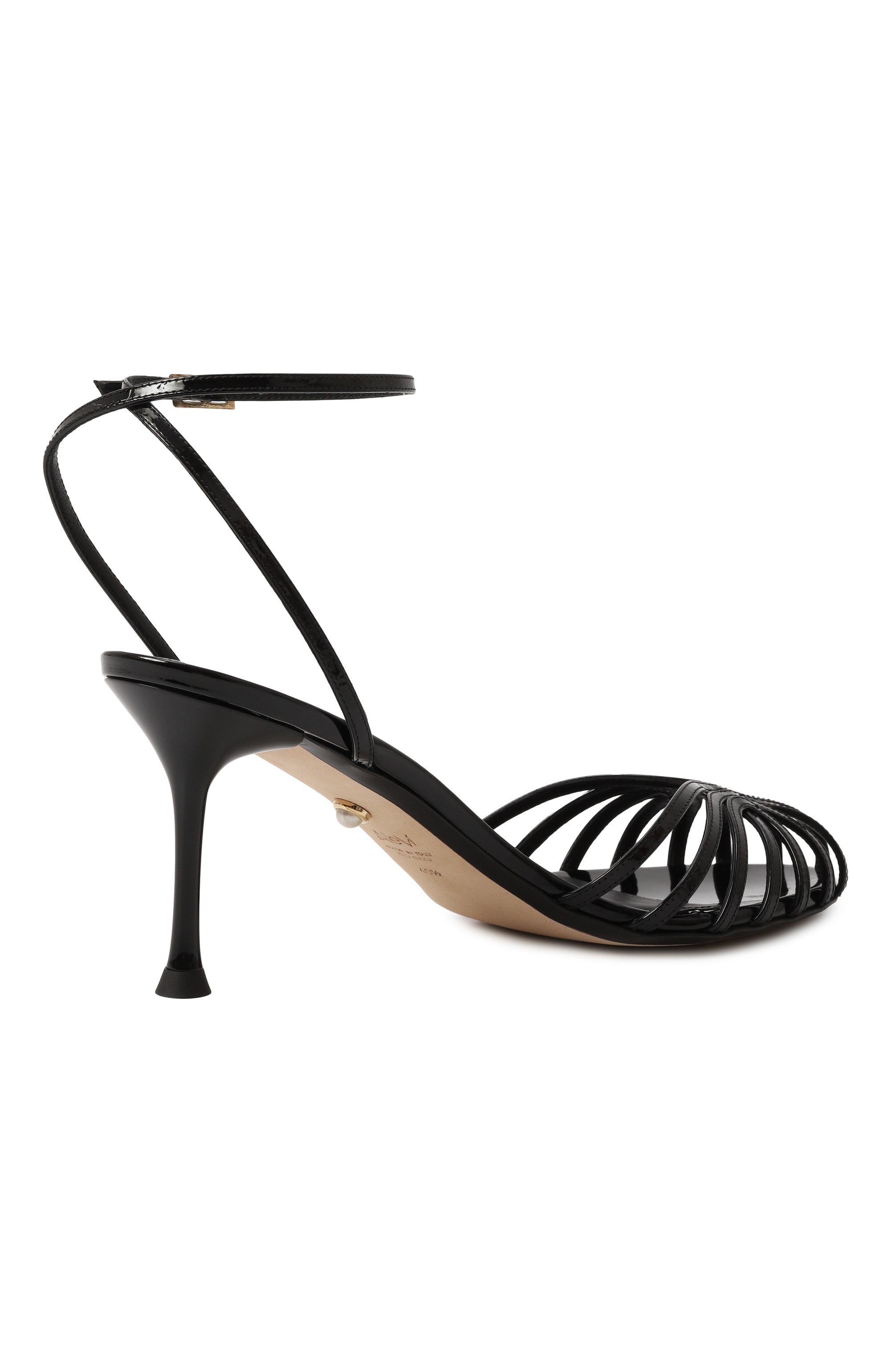 Кожаные босоножки ally 75 ALEVI MILANO, арт. L25WC007.N.0004997, фото 5