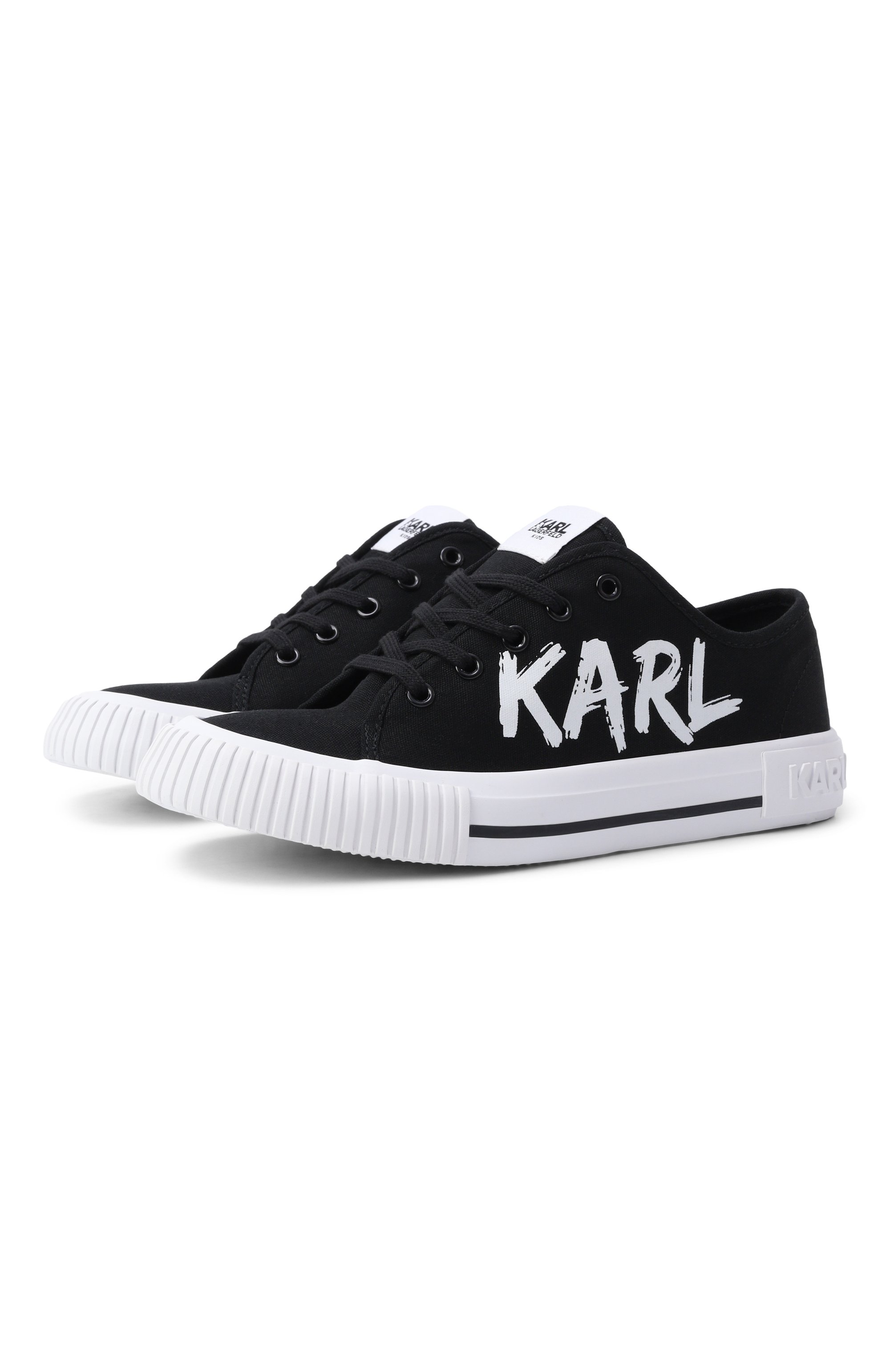 Текстильные кеды KARL LAGERFELD KIDS, арт. Z31180, фото 1
