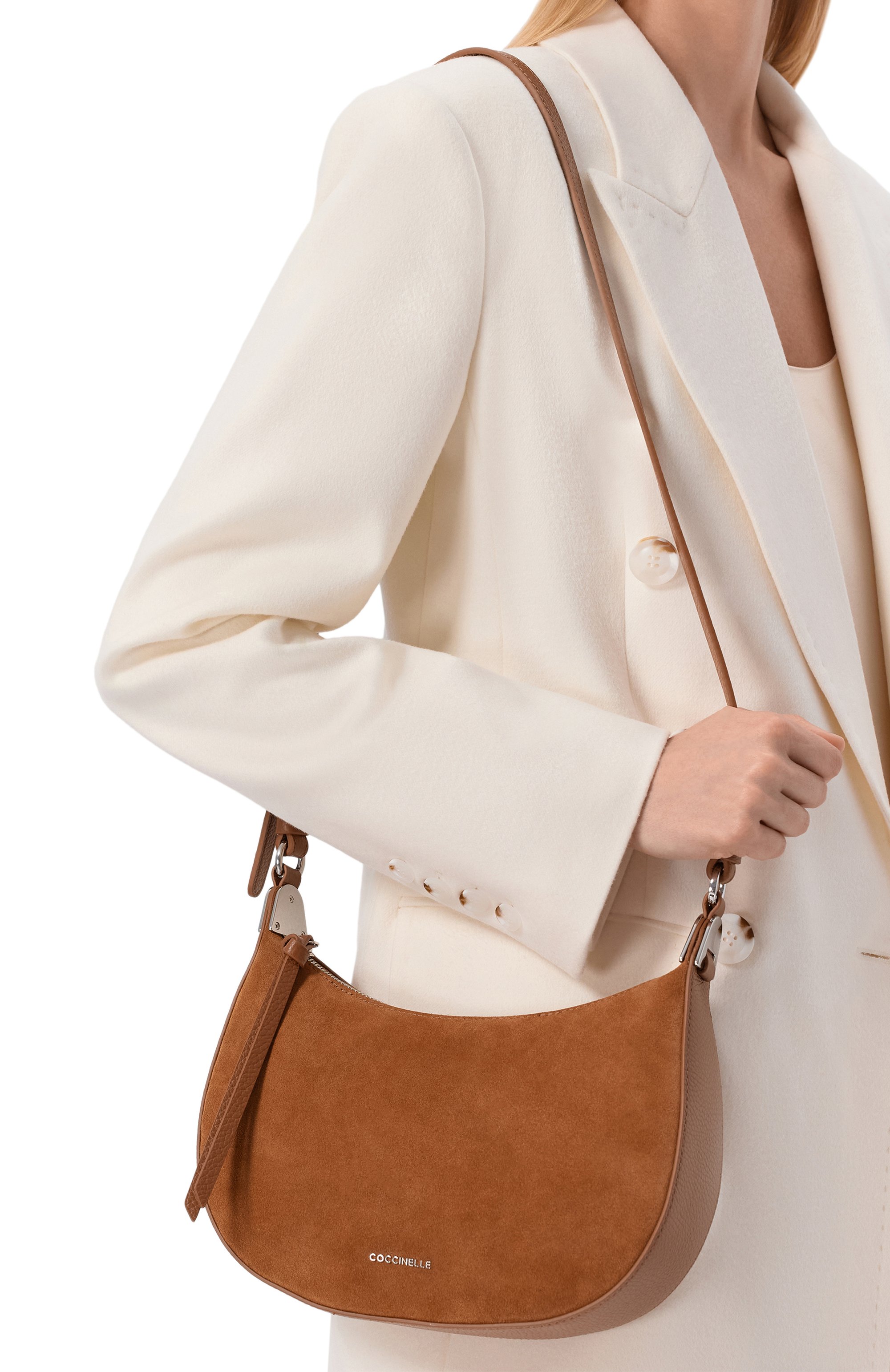 Сумка fujiko COCCINELLE коричневого цвета по цене 27300 руб., арт. E5 U8L 53 01 01, фото 2 Сумка fujiko COCCINELLE, арт. E5 U8L 53 01 01, фото 2