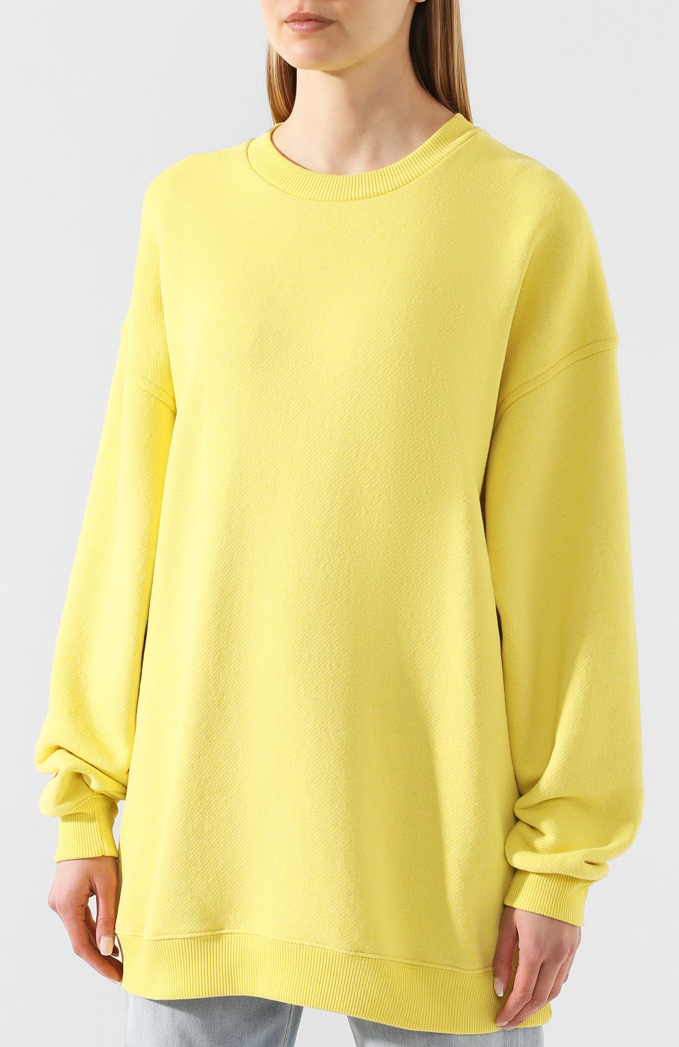 Хлопковый свитшот ACNE STUDIOS, арт. AI0042/W, фото 3