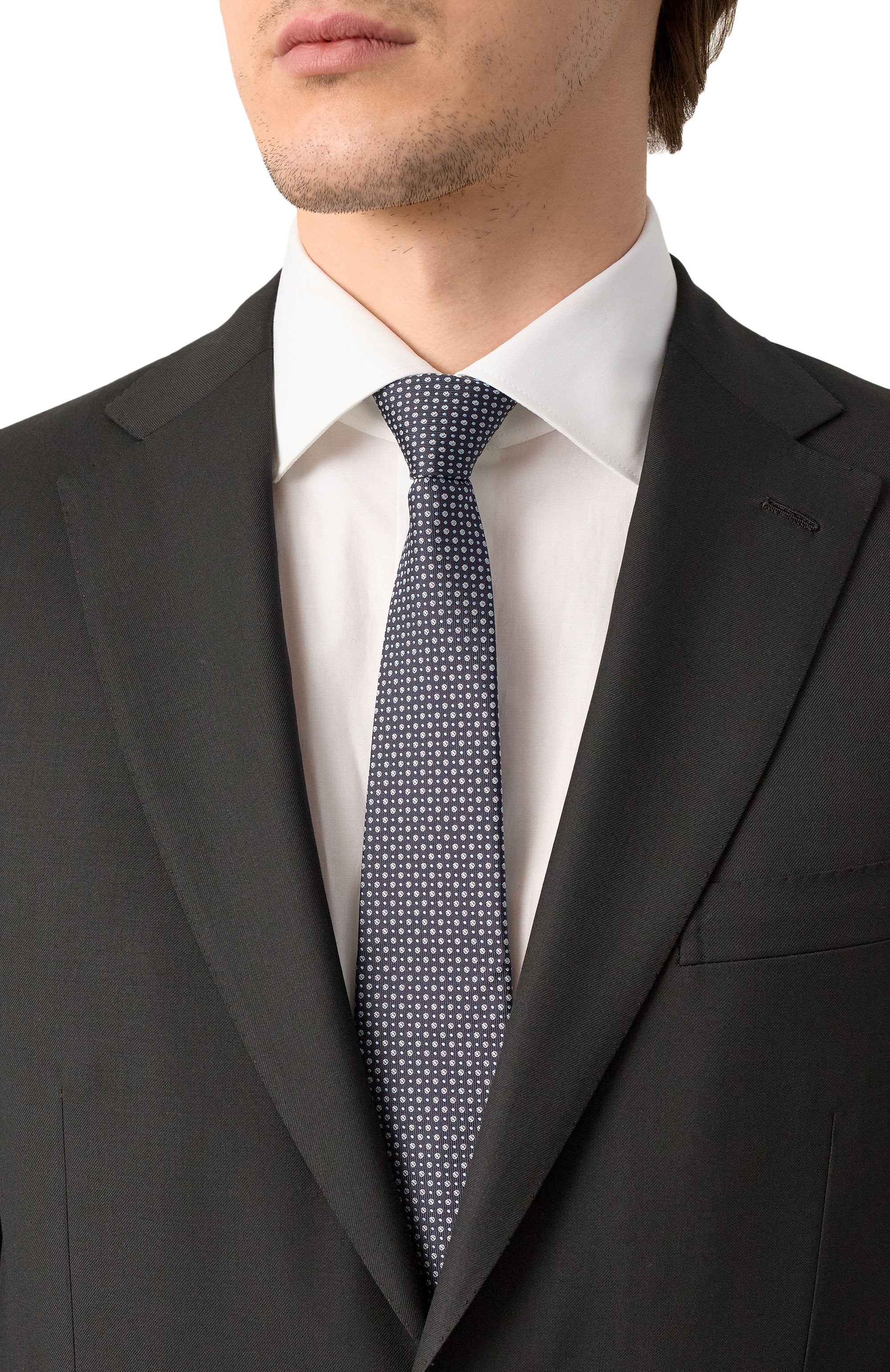 Шелковый галстук CANALI, арт. 18/HJ04202, фото 2