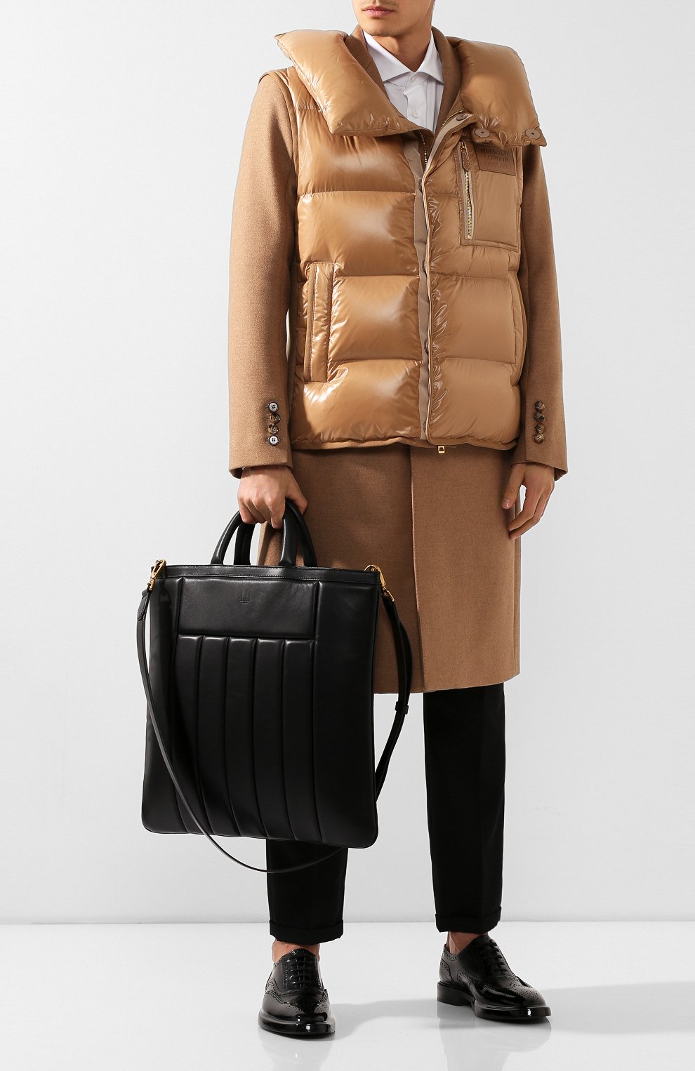 Кожаная сумка-тоут DUNHILL, арт. DU18F3890C0, фото 2