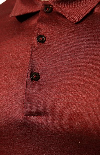 Шелковое поло ANDREA CAMPAGNA, арт. 60151/78311, фото 5