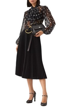Женская сумка sicily small DOLCE & GABBANA черного цвета, арт. BB9003_BE9003_BI9003/A1001_1_ | Фото 7 (Драгоценные камни: Проставлено; Материал сплава: Проставлено; Ремень/цепочка: На ремешке; Материал: Натуральная кожа; Сумки-технические: Сумки top-handle; Размер: small)