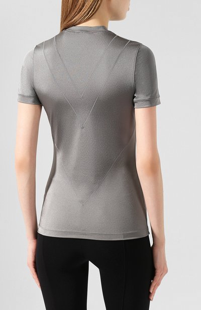 Футболка reebok x victoria beckham REEBOK серебряного цвета по цене 10550 руб., арт. FM3500, фото 4 Футболка reebok x victoria beckham REEBOK, арт. FM3500, фото 4