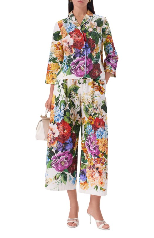 Хлопковая рубашка Dolce & Gabbana F5T65T/HS5TR Разноцветный  F5T65T/HS5TR Фото 2