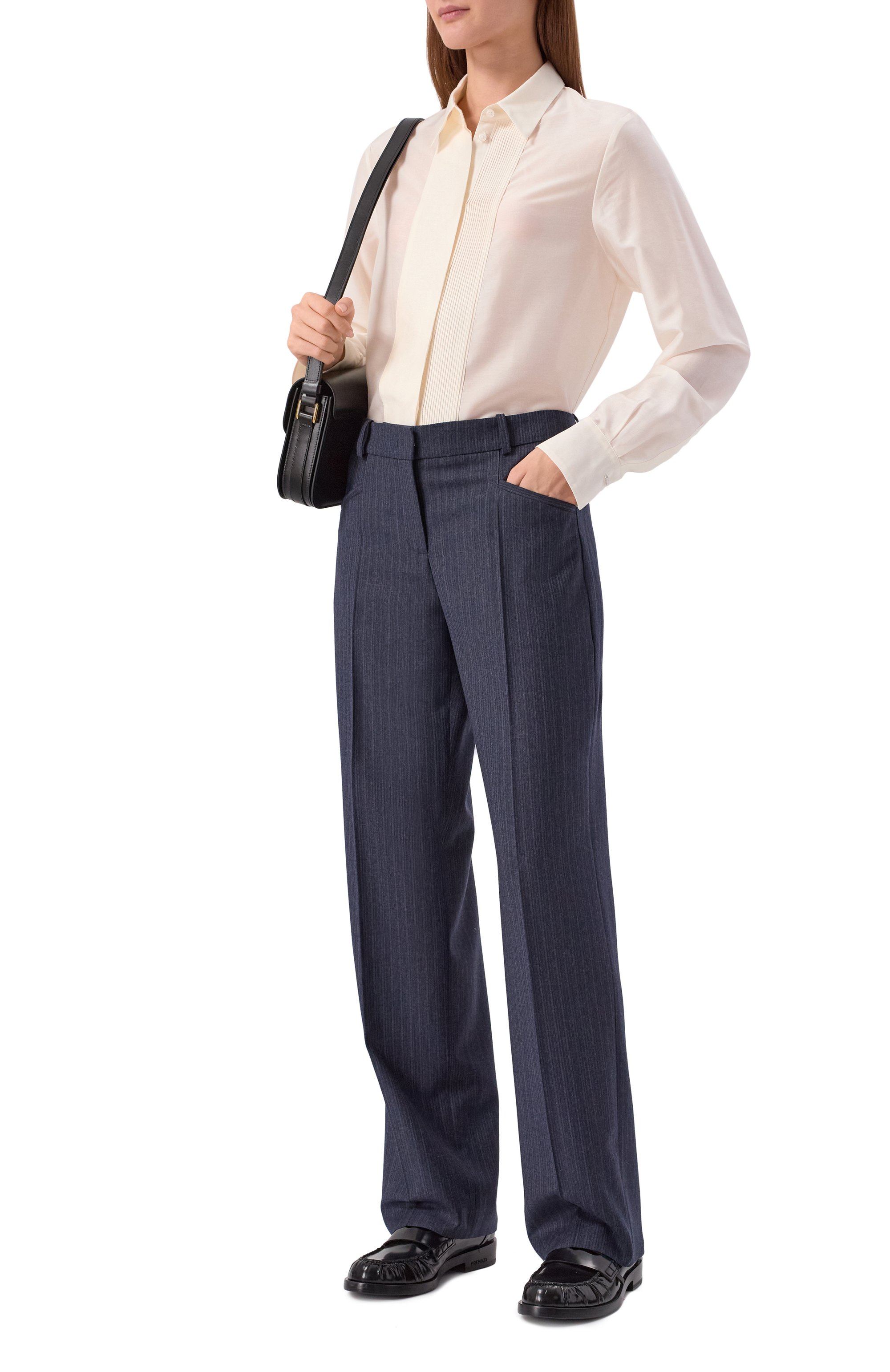 Шерстяные брюки BOSS, арт. 50548753, фото 2