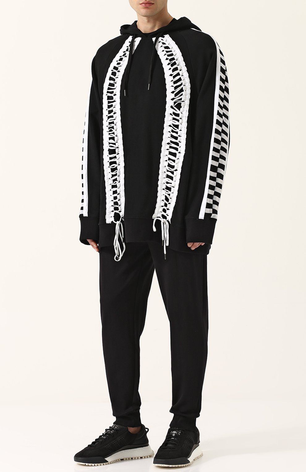 Хлопковое худи свободного кроя с отделкой KTZ, арт. HD 22, фото 2