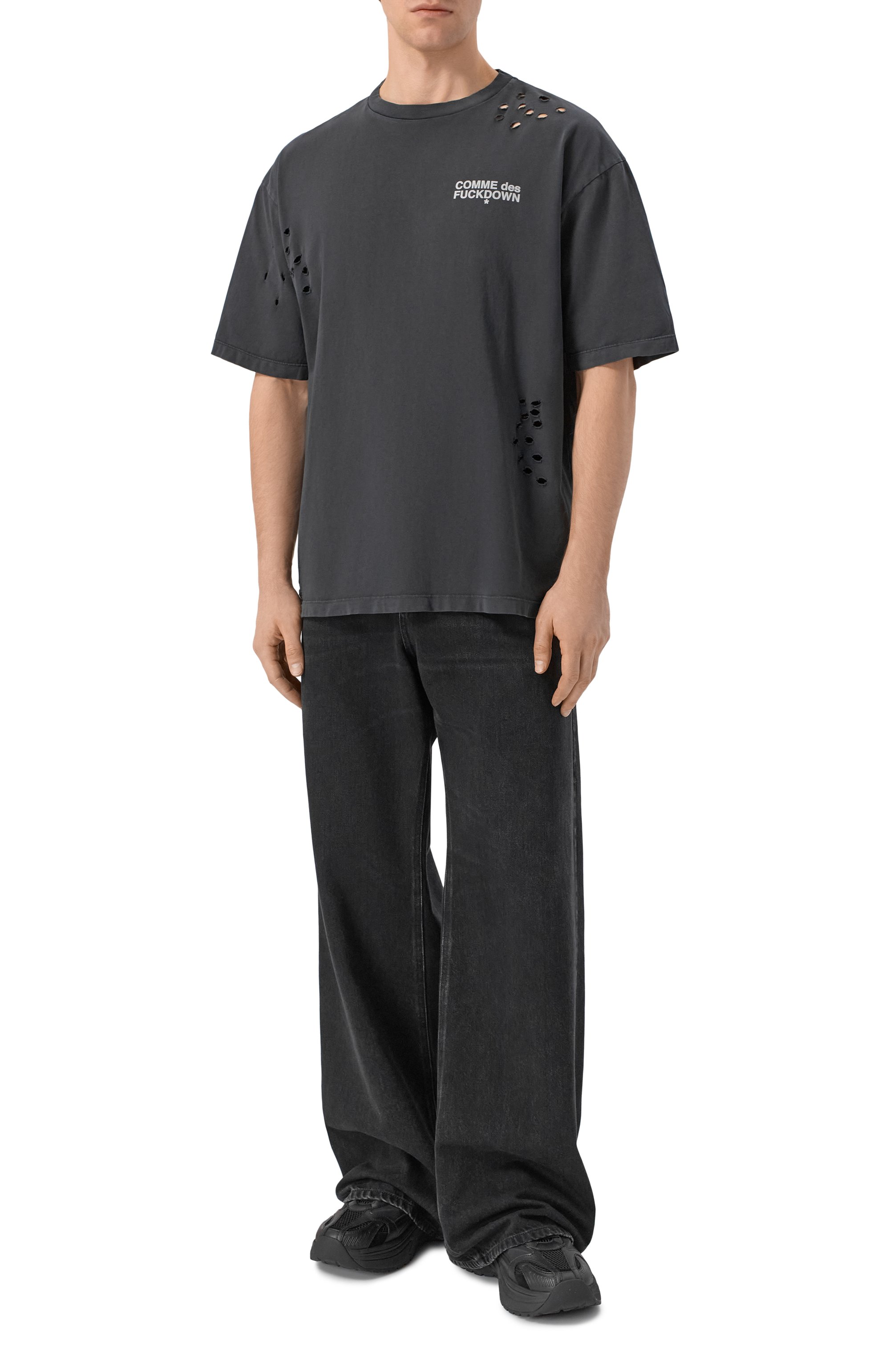 Хлопковая футболка COMME DES FUCKDOWN, арт. CFABM01991, фото 2