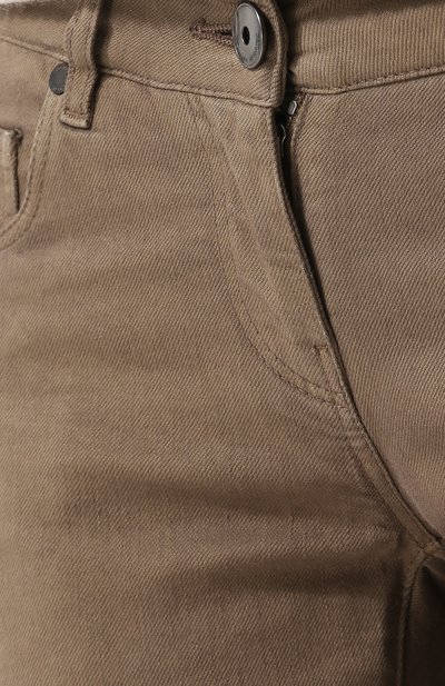 Однотонные джинсы прямого кроя BRUNELLO CUCINELLI, арт. M0H43P5153, фото 5