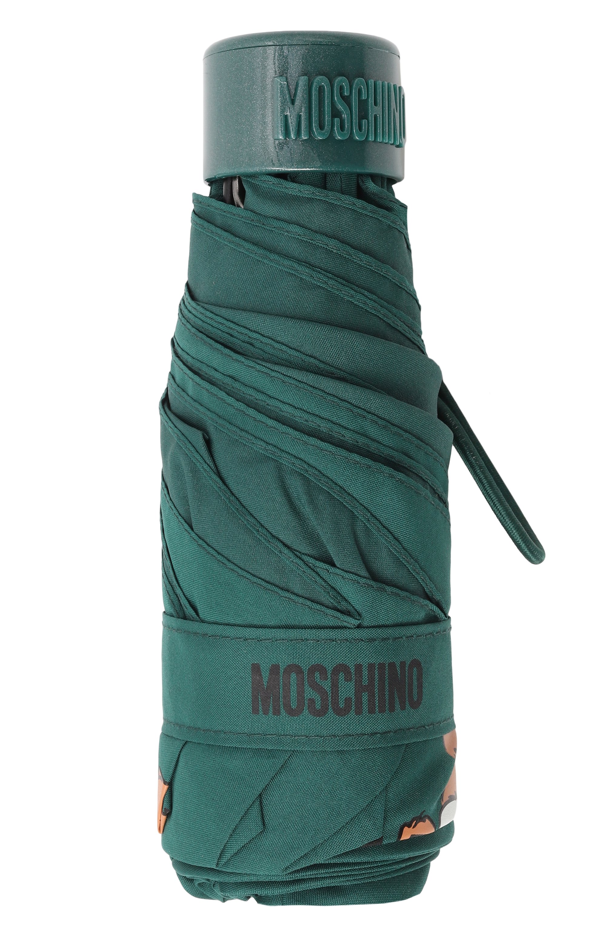 Складной зонт MOSCHINO зеленого цвета по цене 10750 руб., арт. 8425 SUPERMINI, фото 4 Складной зонт MOSCHINO, арт. 8425 SUPERMINI, фото 4