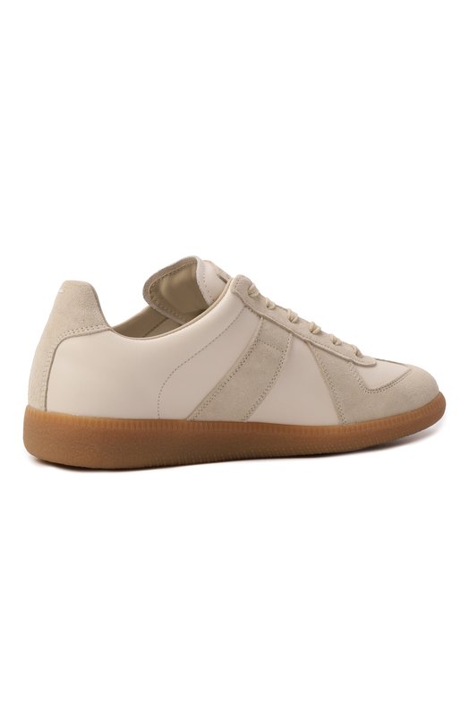 Кожаные кеды Replica Maison Margiela S58WS0109/P1895 Кремовый  S58WS0109/P1895 Фото 5