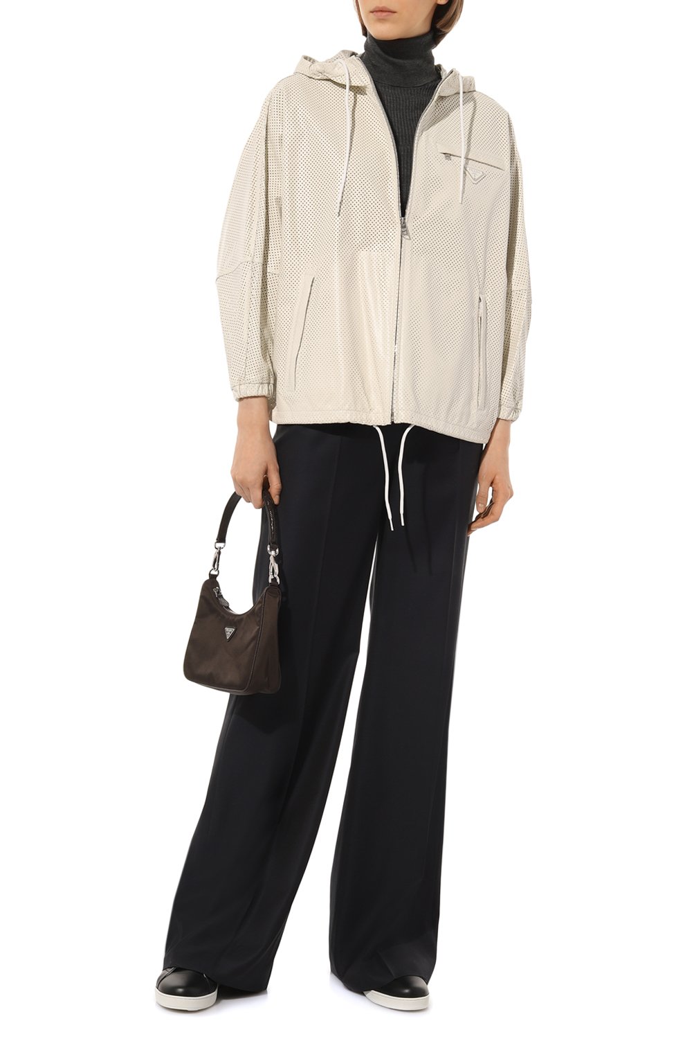 Кожаная куртка PRADA, арт. 58A057-1YI1-F0009, фото 2