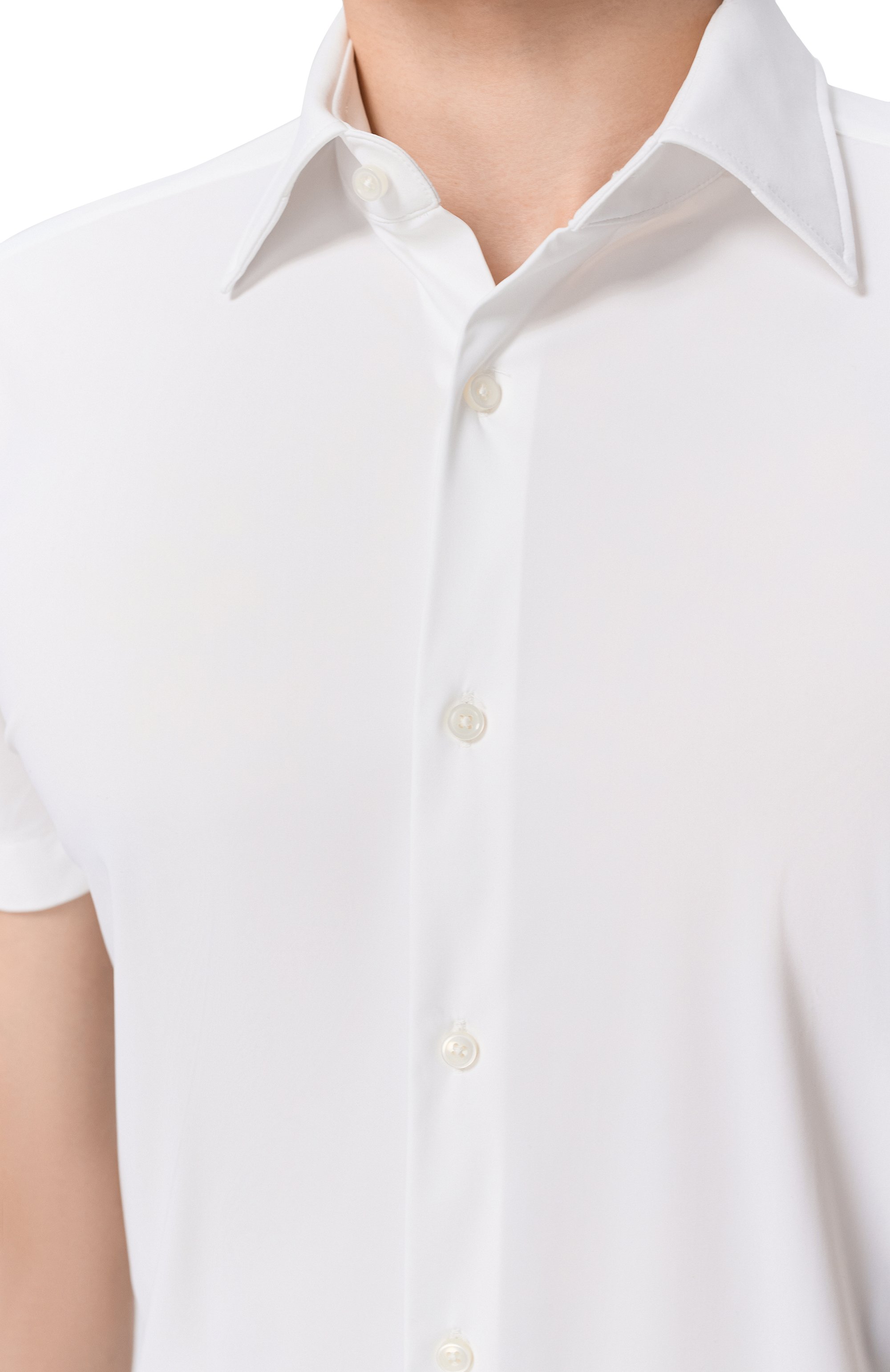 Сорочка BOSS белого цвета по цене 13500 руб., арт. 50561627, фото 5 Сорочка BOSS, арт. 50561627, фото 5