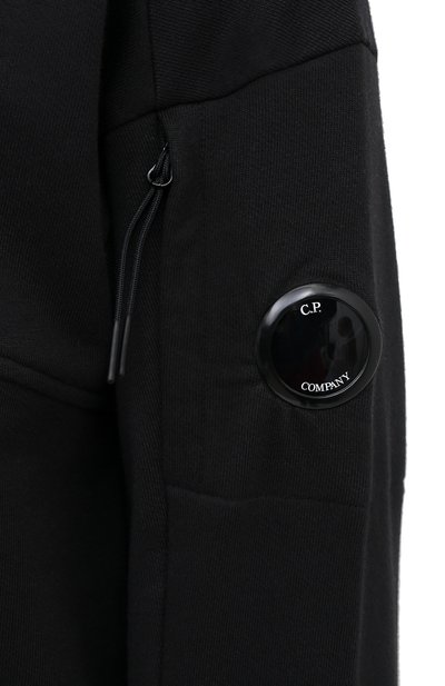 Хлопковое худи C.P. COMPANY черного цвета по цене 19700 руб., арт. 09CMSS037A-005086W, фото 5 Хлопковое худи C.P. COMPANY, арт. 09CMSS037A-005086W, фото 5