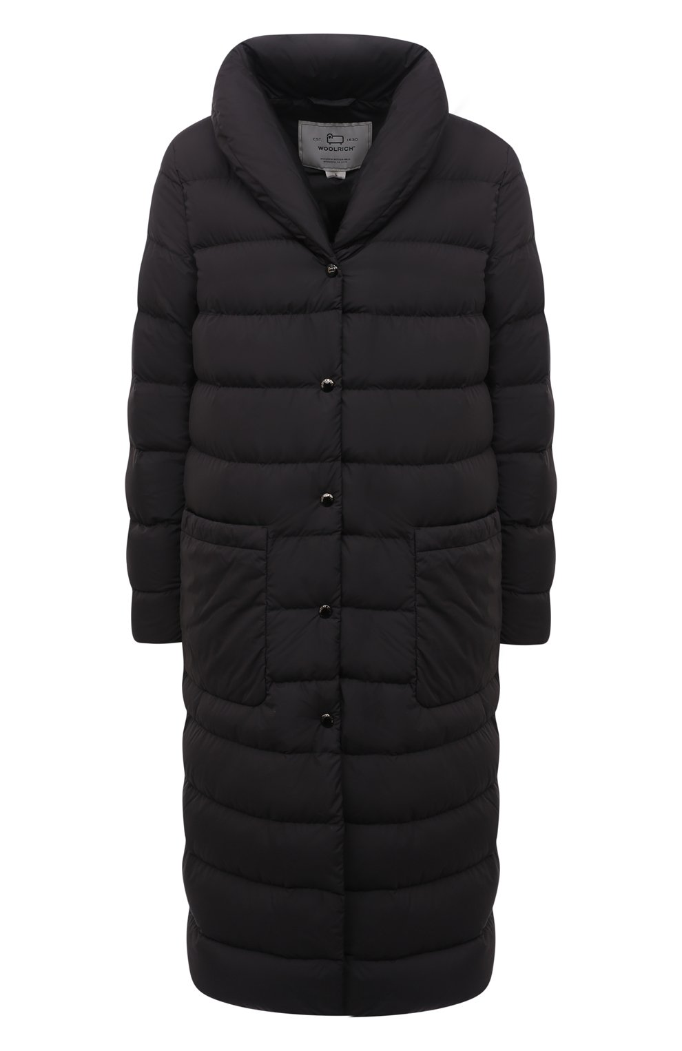Пуховик WOOLRICH черного цвета по цене 56700 руб., арт. CFWW0U0509FR/UT2635, фото 1 Пуховик WOOLRICH, арт. CFWW0U0509FR/UT2635, фото 1