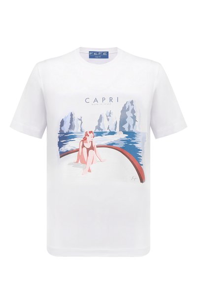 Мужская хлопковая футболка FEFE`, арт. TSHQCAPRI